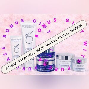 ZO Skin Health Get Skin Ready Set + FREE ZO GSR Travel Set + Mask $282 Value